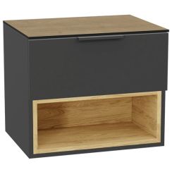 Set corps de meuble Excellent Tuto 2.0 MLEX.2171.600.GRBL, plan de travail suspendu Excellent Tuto 2.0 MLEX.2116.600.BL, MLEX.2151.600.02.GR