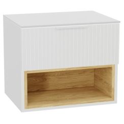 Set corps de meuble Excellent Tuto 2.0 MLEX.2171.600.WHBL, plan de travail suspendu Excellent Tuto 2.0 MLEX.2111.600.WH, MLEX.2151.600.03.WH