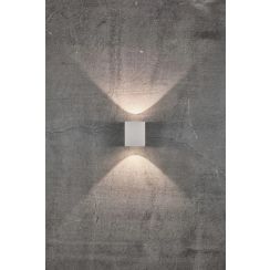 Nordlux Canto Kubi applique murale extérieure 2x6 W blanc 49711001