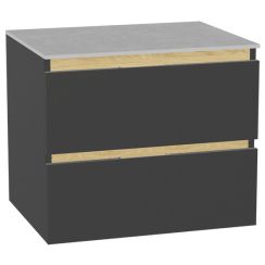 Set corps de meuble Excellent Tuto 2.0 MLEX.2172.600.GRBL, plan de travail suspendu Excellent Tuto 2.0 MLEX.2116.600.SJ, MLEX.2151.600.01.GR