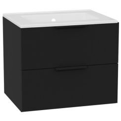 Set corps de meuble Excellent Tuto 2.0 MLEX.2172.600.BKBL, lavabo Excellent As CEEX.3617.600.WH, MLEX.2151.600.02.BK