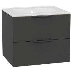 Set corps de meuble Excellent Tuto 2.0 MLEX.2172.600.GRBL, lavabo Excellent As CEEX.3617.600.WH, MLEX.2151.600.02.GR