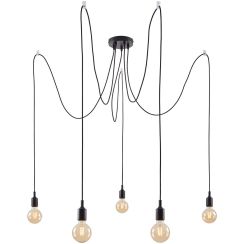 Paulmann Neordic lampe suspendue 5x60 W noir PL50389