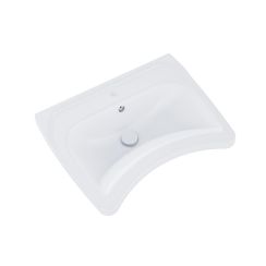 Ravak Safe lavabo 63.8x49 cm classique pour les handicapés blanc XJX01160006