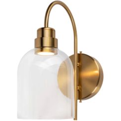 Altavola Design Polar applique murale 1x7 W transparent-doré LA019/W_clear