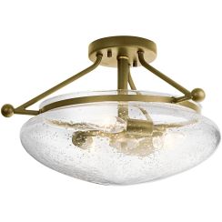 Quintiesse Belle plafonnier 3x40 W laiton QN-BELLE-SF-BNB