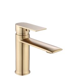 Rea Veneta mitigeur de lavabo sur pied doré REA-B3010