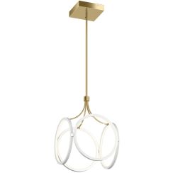 Quintiesse Ciri lampe suspendue 1x45 W doré QN-CIRI-P-WH
