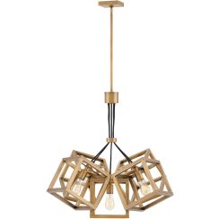 Quintiesse Ensemble lampe suspendue 5x60 W marron QN-ENSEMBLE5P-BB