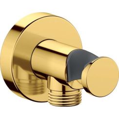 Duravit raccord coudé avec support doré UV0630009034