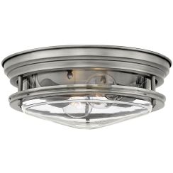 Quintiesse Hadrian plafonnier 2x40 W transparent-nickel QN-HADRIAN-FS-AN-CLEAR