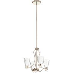 Quintiesse Kayva lampe suspendue x24 W nickel QN-KAYVA9-PN