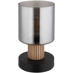 Globo Lighting Aleidis lampe de table 1x25 W noir-fumé 15768T