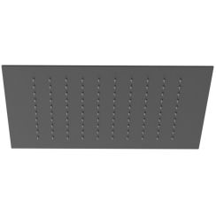Kludi Asana douche à effet de pluie 34x34 cm carrée noir 6940039-00