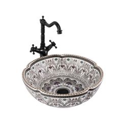 Rea Asanti lavabo 42.5x42.5 cm ronde à poser mat REA-U7506