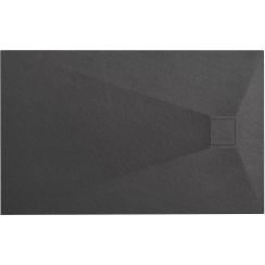 Rea Magnum receveur de douche rectangulaire 100x80 cm noir REA-K3907