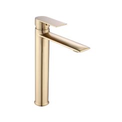 Rea Veneta mitigeur de lavabo sur pied doré REA-B3009