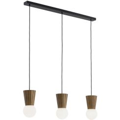 Argon Volante lampe suspendue 3x6 W bois-opale 6358
