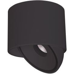 MaxLight Vector plafonnier 1x10 W noir C0266