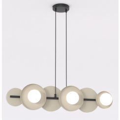 Emibig 6 BL Mokka lampe suspendue 6x8 W café 1488/6