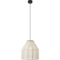 Markslöjd Aiko lampe suspendue 1x60 W noir-beige 108956