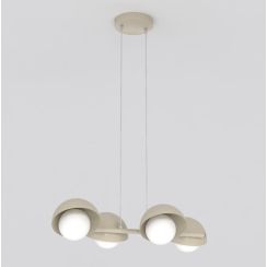 Emibig Boom lampe suspendue 4x8 W cappuccino 1590/4