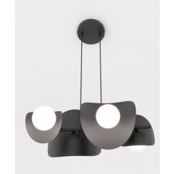 Emibig Elementi lampe suspendue 4x8 W noir 1491/4