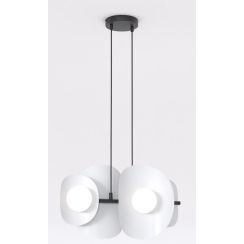 Emibig Elementi lampe suspendue 4x8 W gris/cendre 1494/4