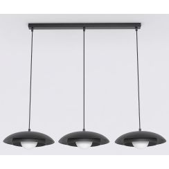Emibig Skin lampe suspendue 3x8 W noir 1603/3