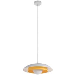 Emibig Skin lampe suspendue 1x8 W blanc-orange 1606/1