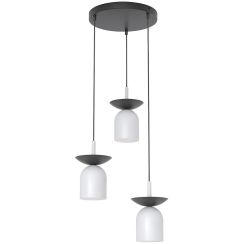 Emibig Ego lampe suspendue 3x10 W noir 1611/3PREM