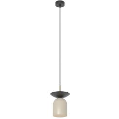 Emibig Ego lampe suspendue 1x10 W noir-cappuccino 1612/1