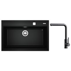 Set évier Tegranit Teka Nova XXL 115230057, mitigeur de cuisine Teka Uni 116020023