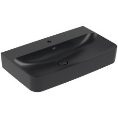 Villeroy & Boch Finion lavabo 80x47 cm rectangulaire classique noir mat 416884R7
