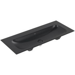 Villeroy & Boch Finion lavabo 120x50 cm rectangulaire de meuble noir mat 4164C3R7