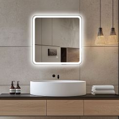 Venti Prima miroir 60x60 cm carré avec éclairage 5905951180236