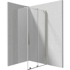 Deante Prizma cabine de douche 140x70 cm rectangulaire chrome brillant/verre transparent KPN0P14S07