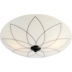 Markslöjd Lia plafonnier 2x40 W blanc 109131