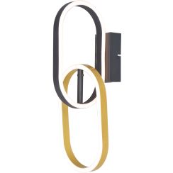Zuma Line Ravon applique murale 1x12 W noir-doré W241145502
