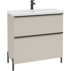 Defra Nino armoire 80x40x70 cm sous-lavabo sur pied beige 304-D-08005