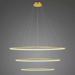 Altavola Design Ledowe Okręgi lampe suspendue 3x W doré LA075/P_120_in_4k_gold