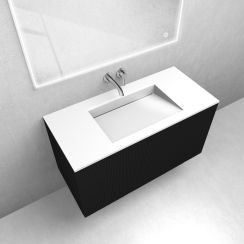 Set armoire Oltens Lun 60029300, lavabo Oltens Stila 40203000