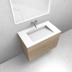 Set armoire Oltens Lun 60033060, lavabo Oltens Stila 40201900