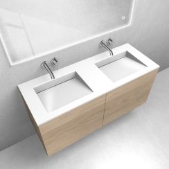 Set armoire Oltens Lun 60035060, lavabo Oltens Stila 40205000