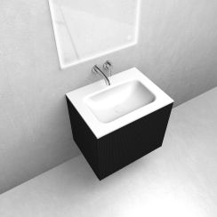 Set armoire Oltens Lun Rilla 60027300, lavabo Oltens Kalla 40209000