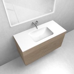 Set armoire Oltens Lun 60029060, lavabo Oltens Kalla 40208900