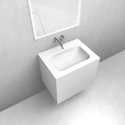 Set lavabo Oltens Kalla 40209900, armoire Oltens Lun 60032000