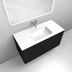 Set armoire Oltens Lun 60034300, lavabo Oltens Kalla 40208000