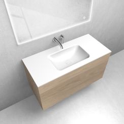 Set armoire Oltens Lun 60034060, lavabo Oltens Kalla 40208000