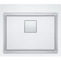 Franke Kanon évier en granit 59x51 cm blanc 114.0749.555